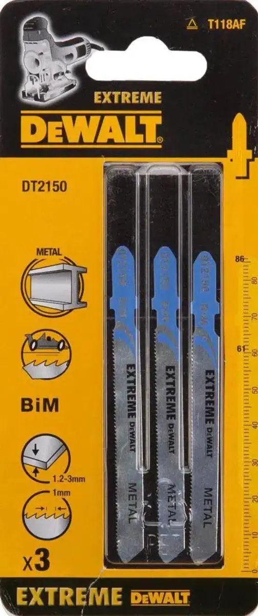 DeWalt DT2150 T 118 AF Decoupeerzaagblad Metaal