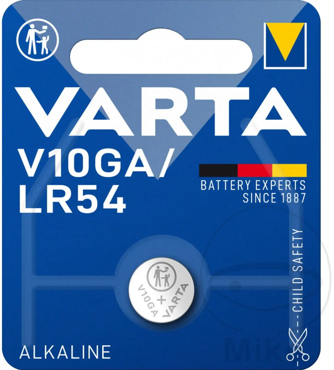 VARTA V10GA Knoopcelbatterij 1,5V 70mAh