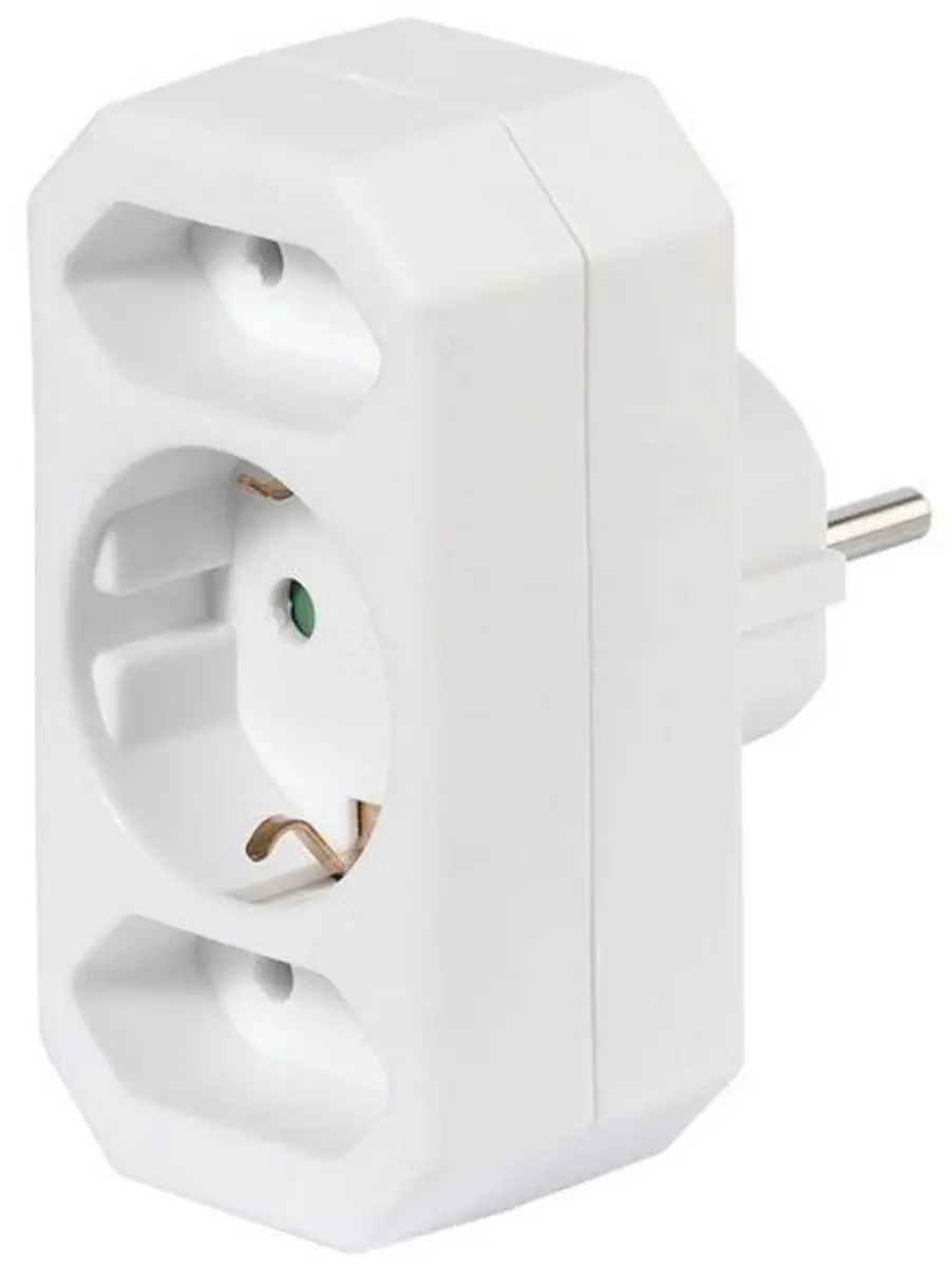 Brennenstuhl Adapterstekker 4 Stopcontacten Wit