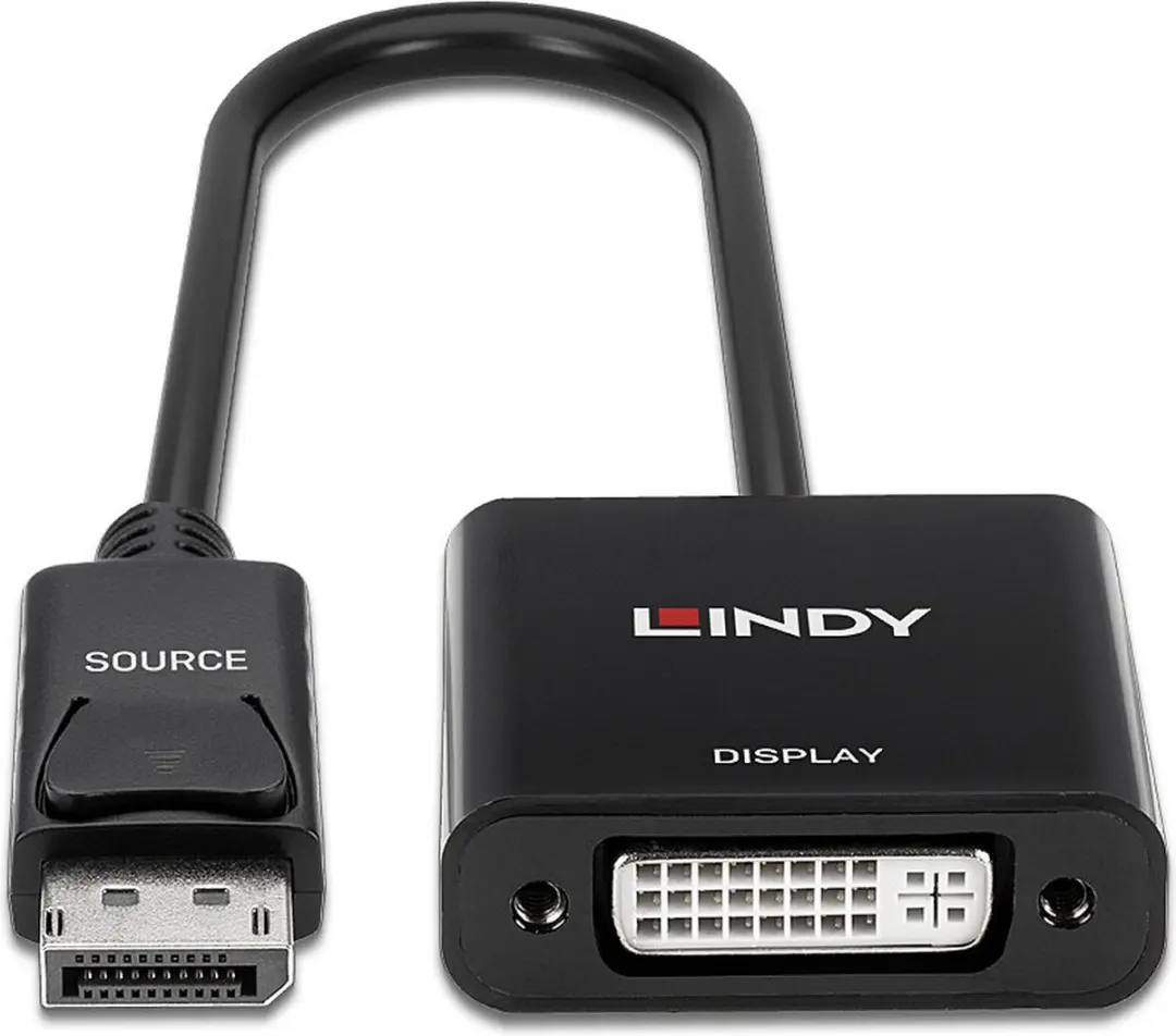 Lindy 41734 DisplayPort naar DVI Adapter - Zwart - afbeelding 6 van 6