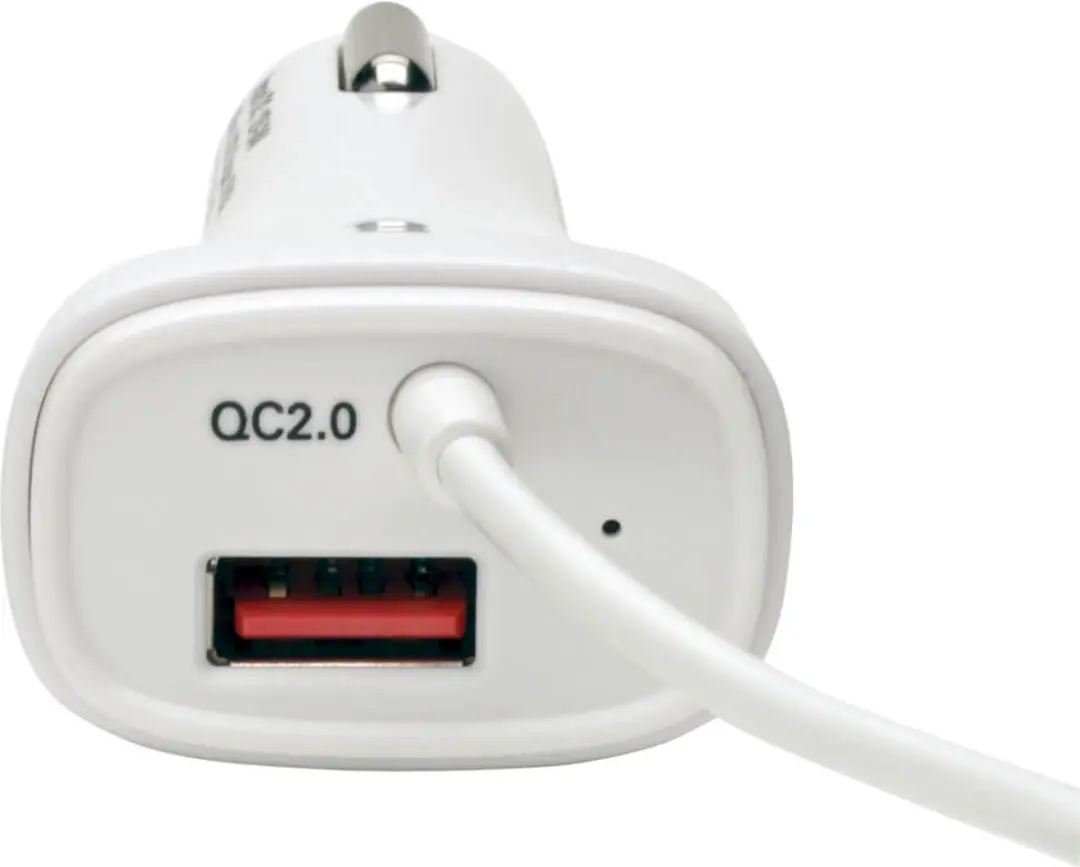 Tripp Lite U280-C02-S-M6 Dual USB Autooplader - Wit