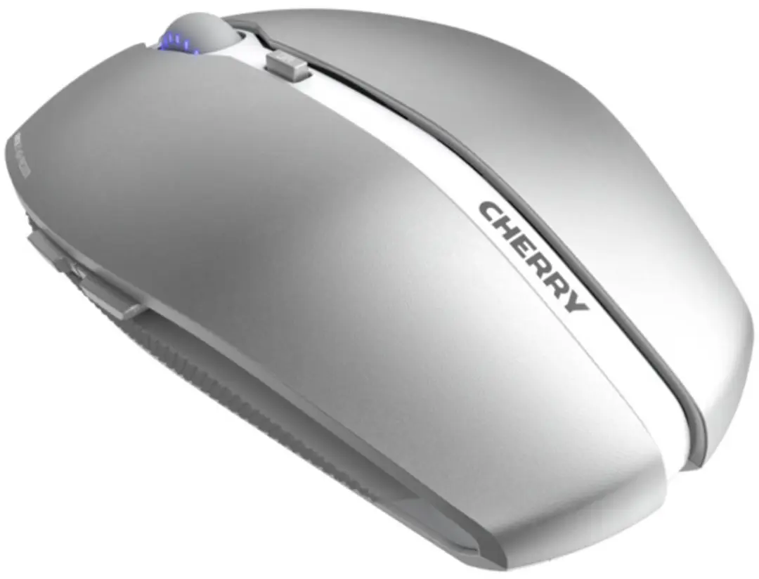 Cherry GENTIX BT JW-7500-20 Muis - Ambidextrous - 2000 DPI - Zilver