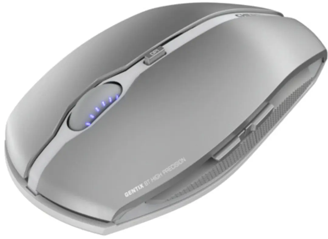 Cherry GENTIX BT JW-7500-20 Muis - Ambidextrous - 2000 DPI - Zilver
