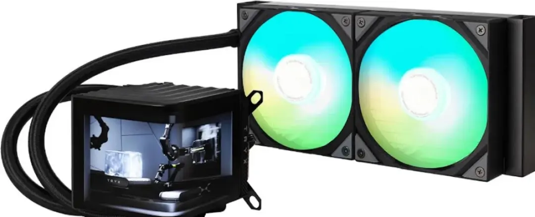 Lian Li TRYX Panorama ARGB 240 Koelsysteem - 2x 120mm ARGB PWM - Zwart