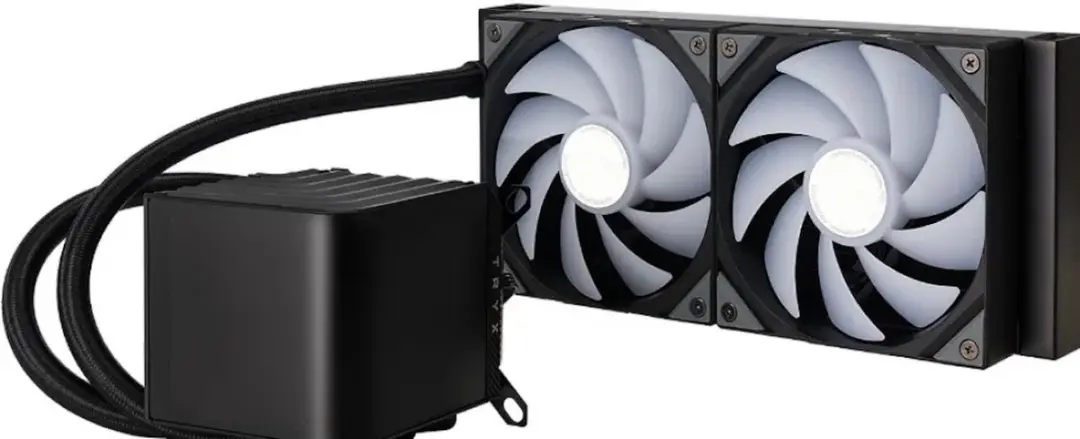 Lian Li TRYX Panorama ARGB 240 Koelsysteem - 2x 120mm ARGB PWM - Zwart