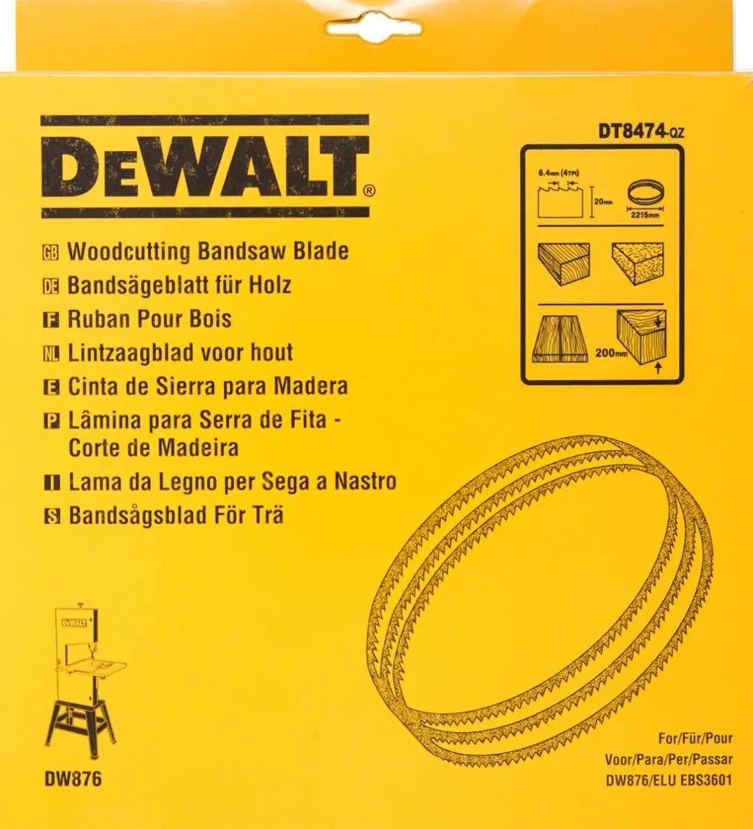 DeWalt DT8474 Lintzaagblad 2215x20x0,6mm 4TPI
