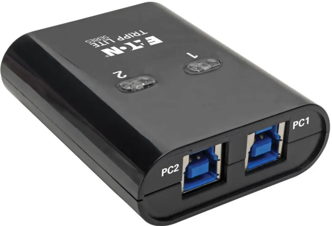 Tripp Lite U359-002 USB 3.0 Peripheral Sharing Switch - 2 Poorten - Zwart