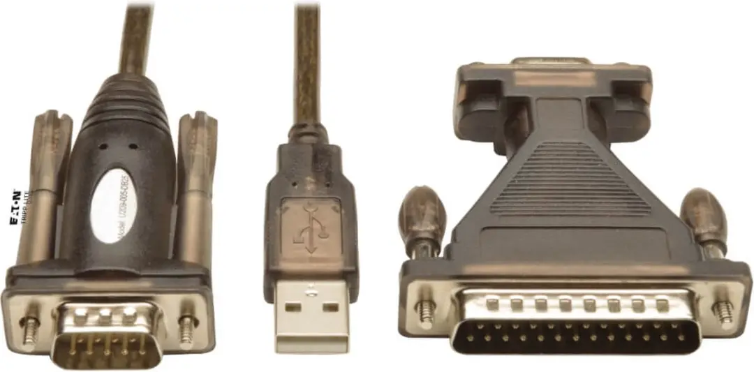 Tripp Lite U209-005-DB25 Seriële Kabel - USB A naar DB25/DB9 - 1,52m - Zwart