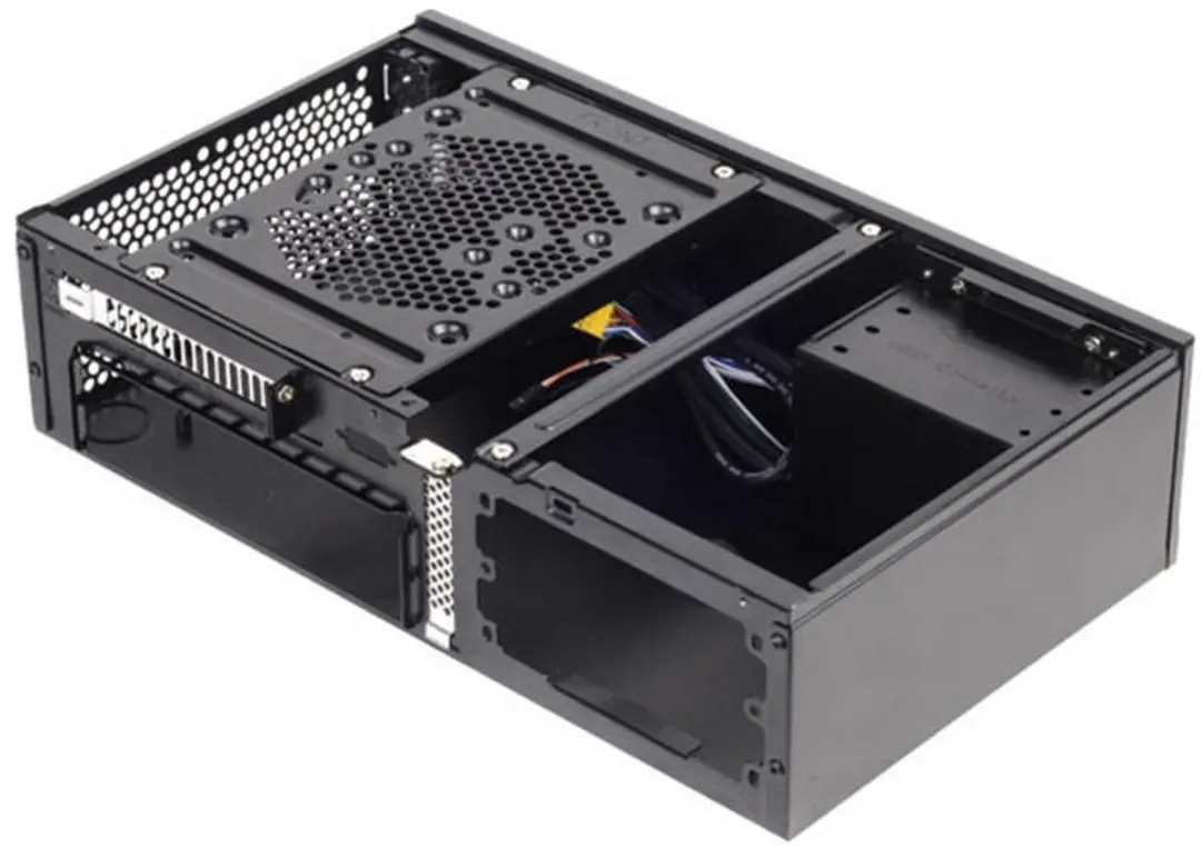 SilverStone ML05 HTPC Gehuize - 4x 2.5" 1x 3.5" - Zwart
