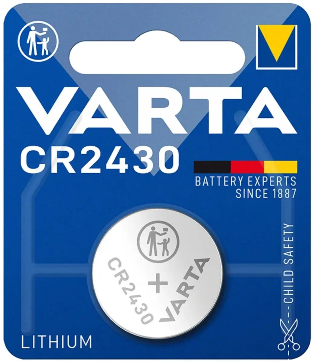 Varta Knoopcel CR2430 Lithium 300mAh