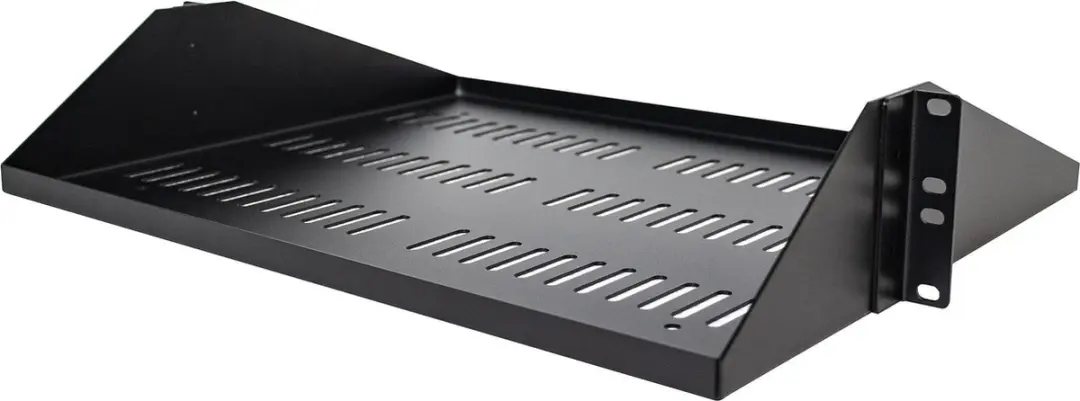 Startech 2U Rackplank 14 inch - Geventileerd - Zwart