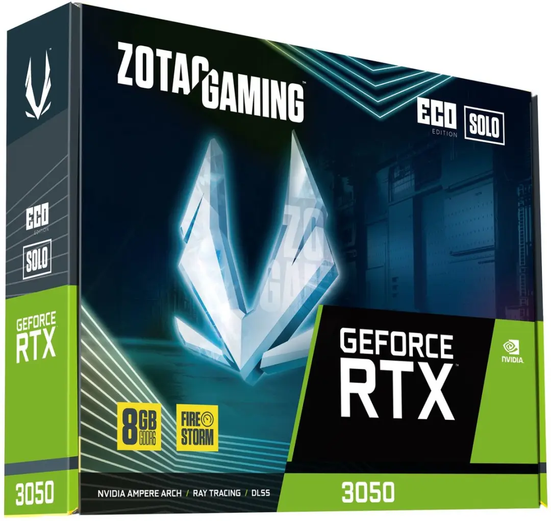 Zotac Gaming GeForce RTX 3050 ECO SOLO 8GB