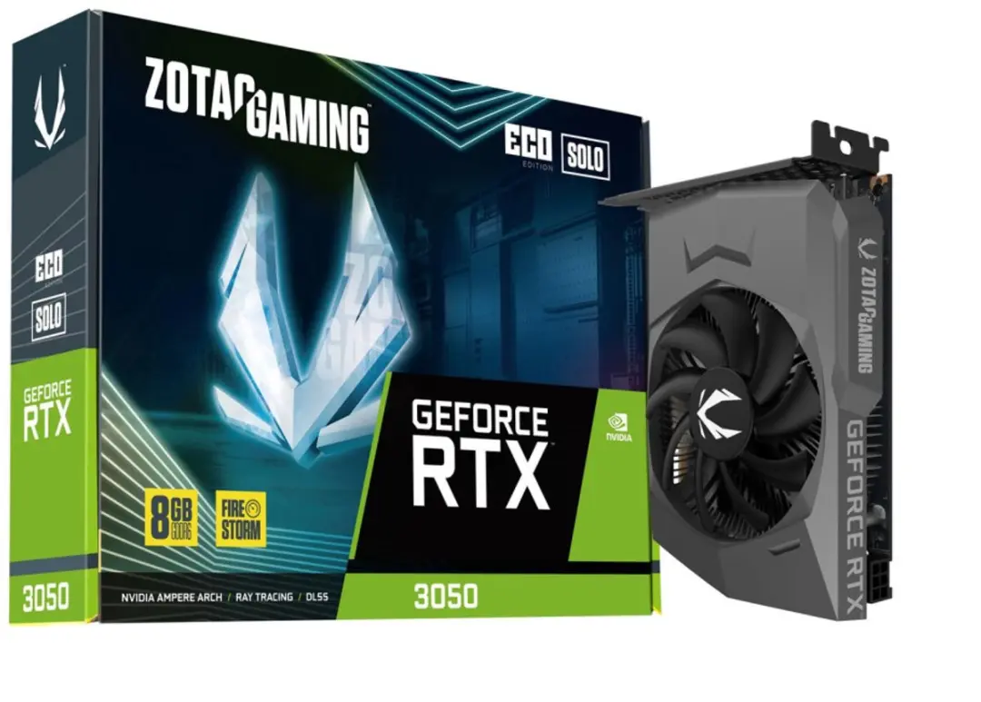 Zotac Gaming GeForce RTX 3050 ECO SOLO 8GB