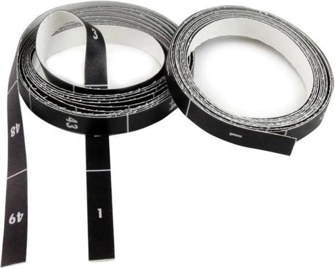 Startech Rack Unit Labels RKUNITAPE - 2 Stuks - Zwart