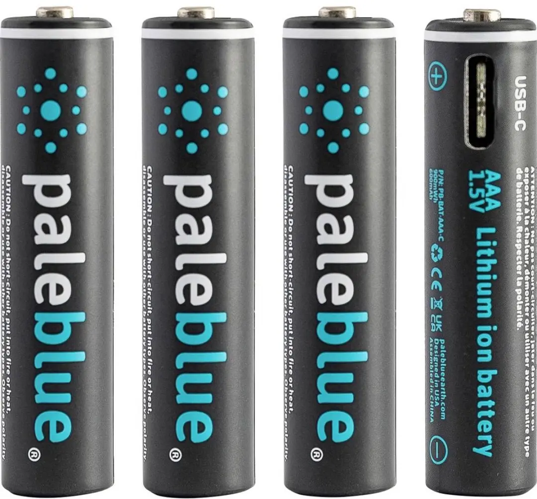 Paleblue Earth AAA Oplaadbare Batterijen 750mAh - 4 Stuks