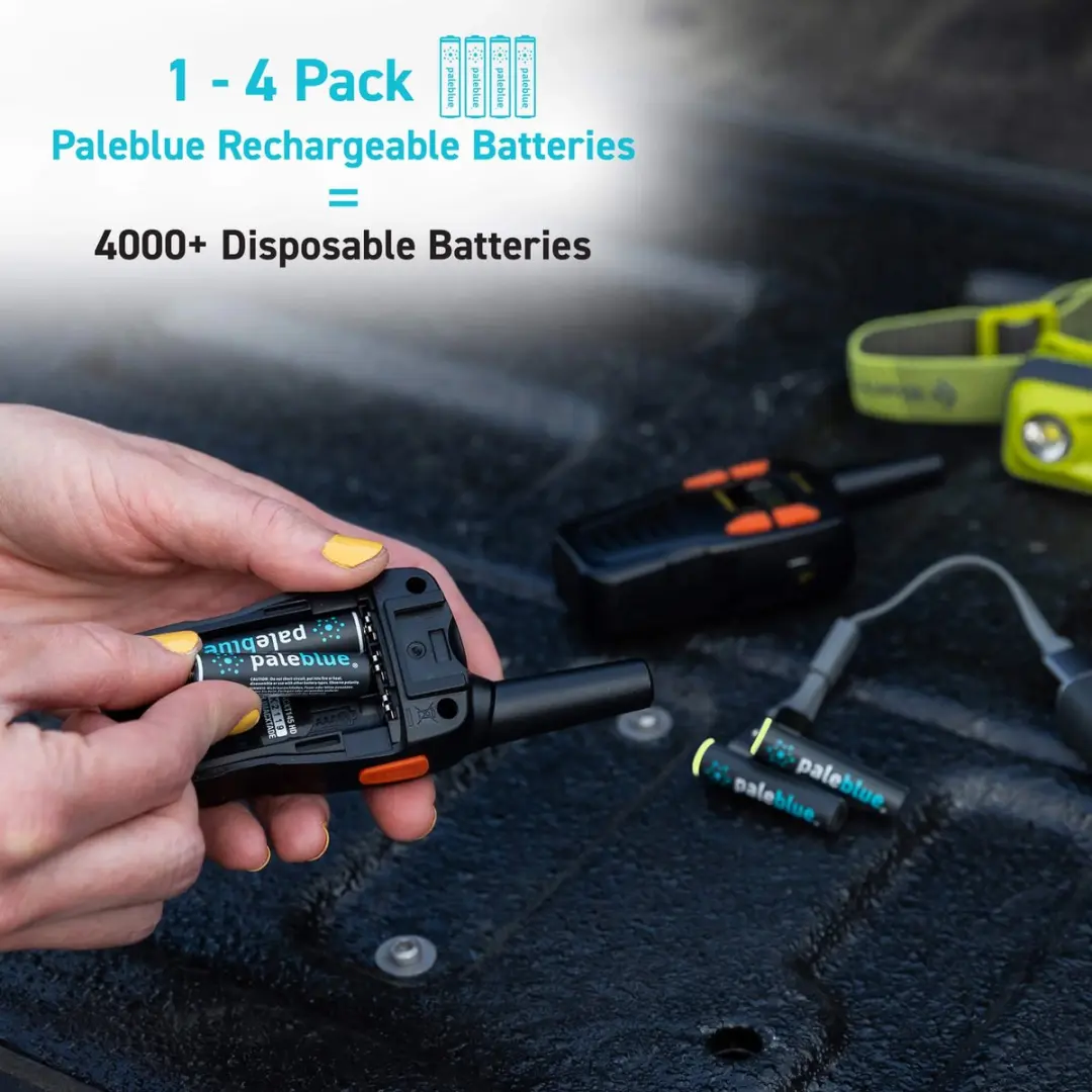 Paleblue Earth AAA Oplaadbare Batterijen 750mAh - 4 Stuks