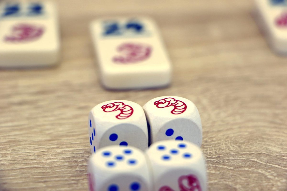 999 Games - Regenwormen - Dobbelspel - Eenvoudig te leren, snel te spelen - Familiespel - Gezelschapsspel - Educatief spel - Kinderspel - Klein cadeautje