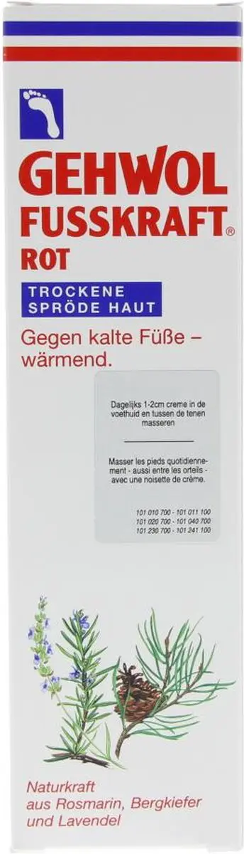 Gehwol Fusskraft Rood Verwarmende Crème 125ml