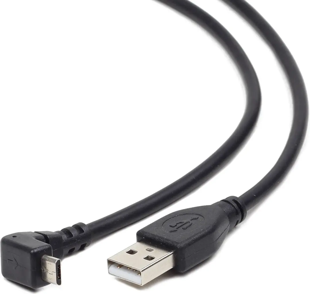 Cablexpert USB2.0 Micro B naar USB-A Haaks Kabel