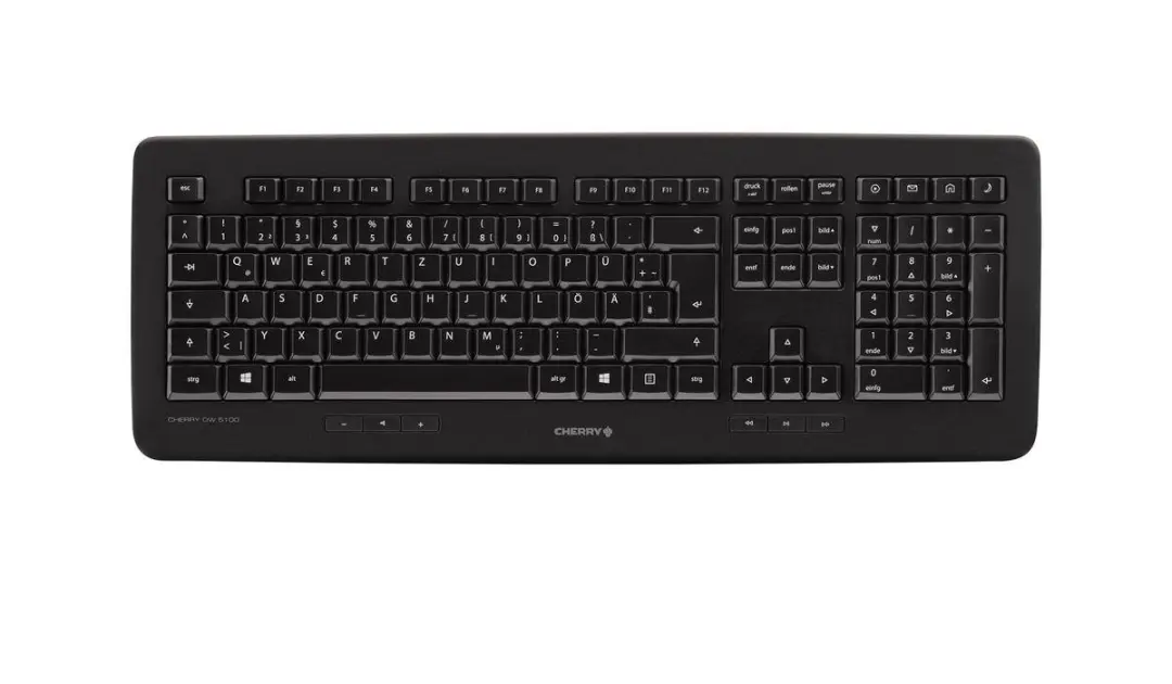 Cherry DW 5100 RF Draadloos Toetsenbord & Muis - Zwart