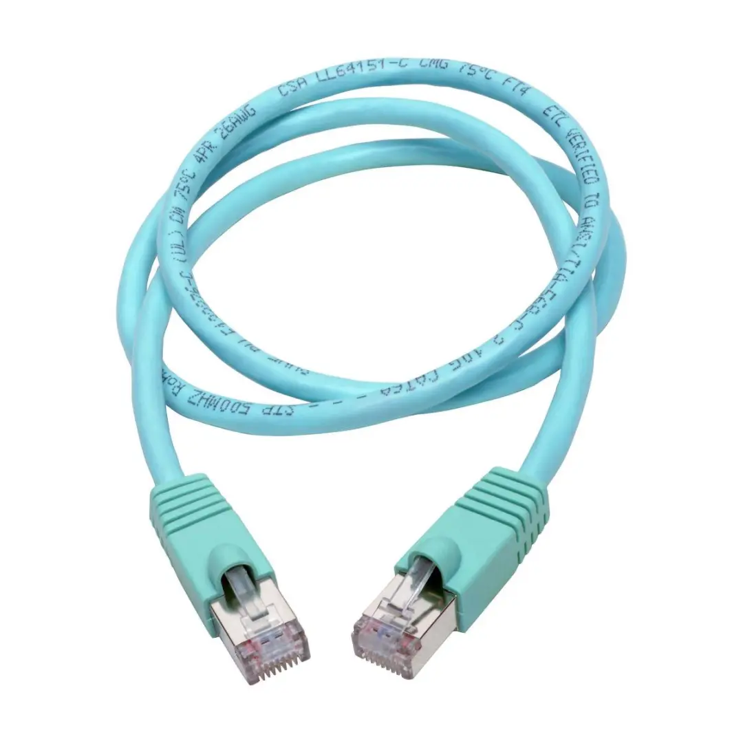 Tripp Lite N262-003-AQ Netwerkkabel Cat6a 10G - 3ft - Aqua