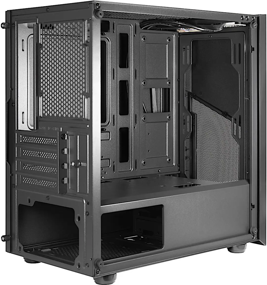 Intertech SM-007 Enforcer Micro Tower Behuizing - Zwart