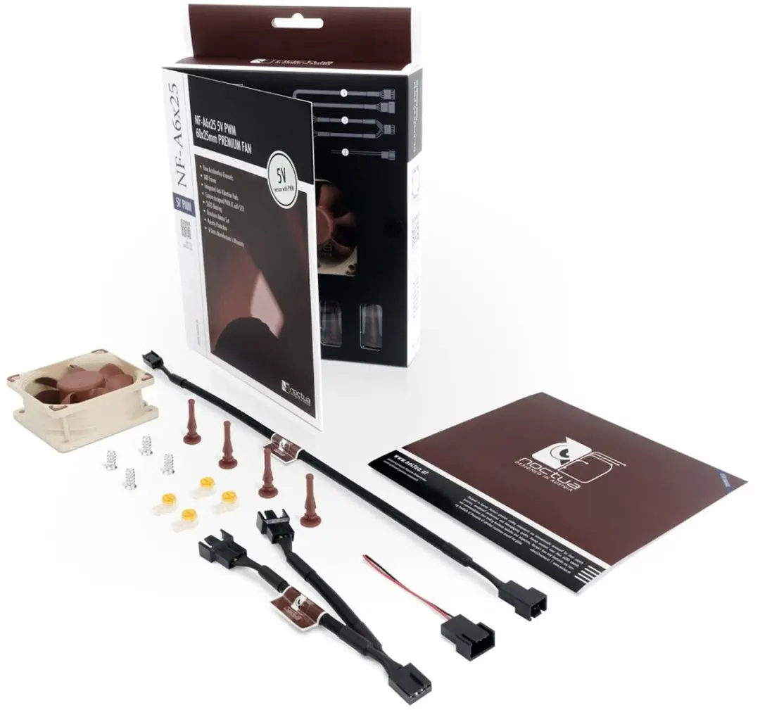 Noctua NF-A6x25 PWM 5V Ventilator 6cm - 29.2 m³/h