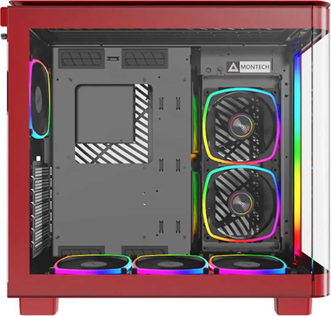 Montech KING 95 PRO Midi Tower - Rood
