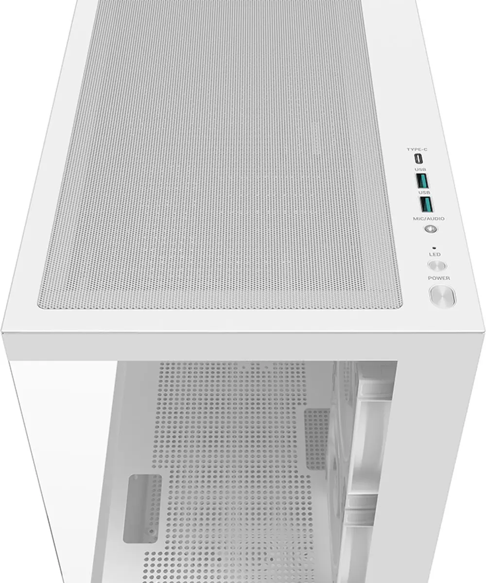 DeepCool CG380 3F WH Midi Tower - Wit