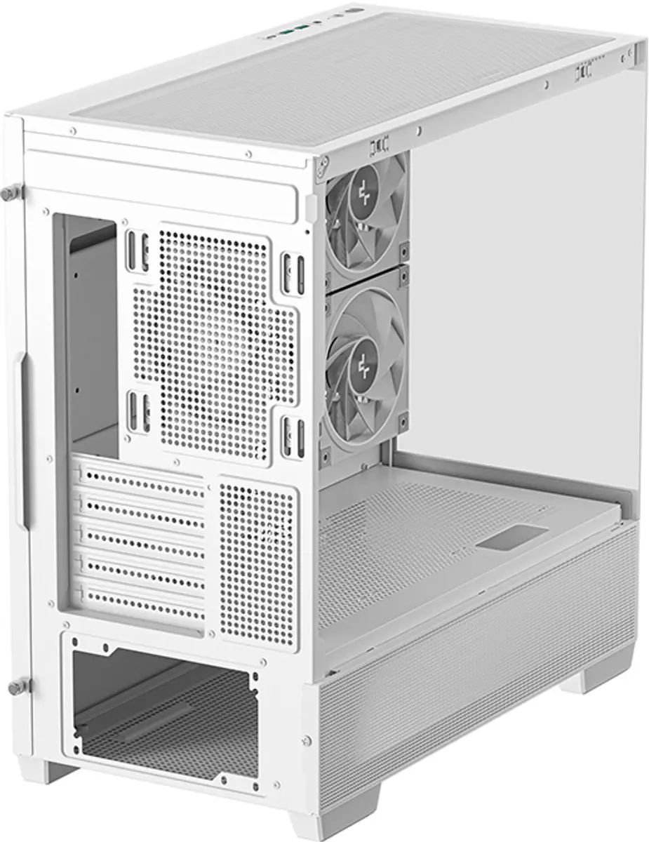 DeepCool CG380 3F WH Midi Tower - Wit