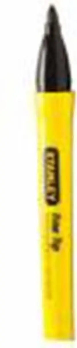 Stanley Markeerstift Fijne Tip Zwart