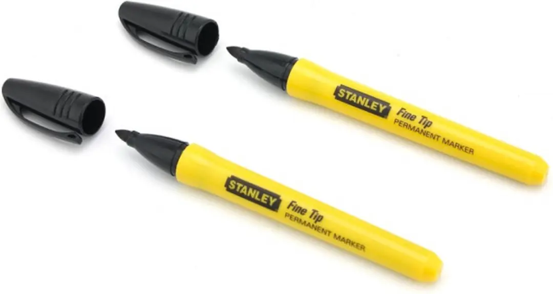 Stanley Markeerstift Fijne Tip Zwart