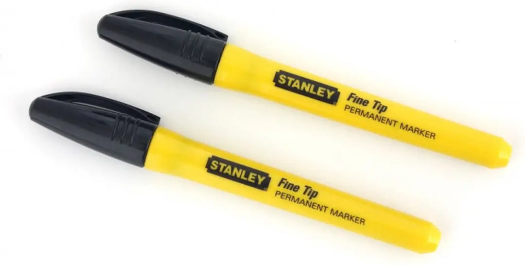 Stanley Markeerstift Fijne Tip Zwart
