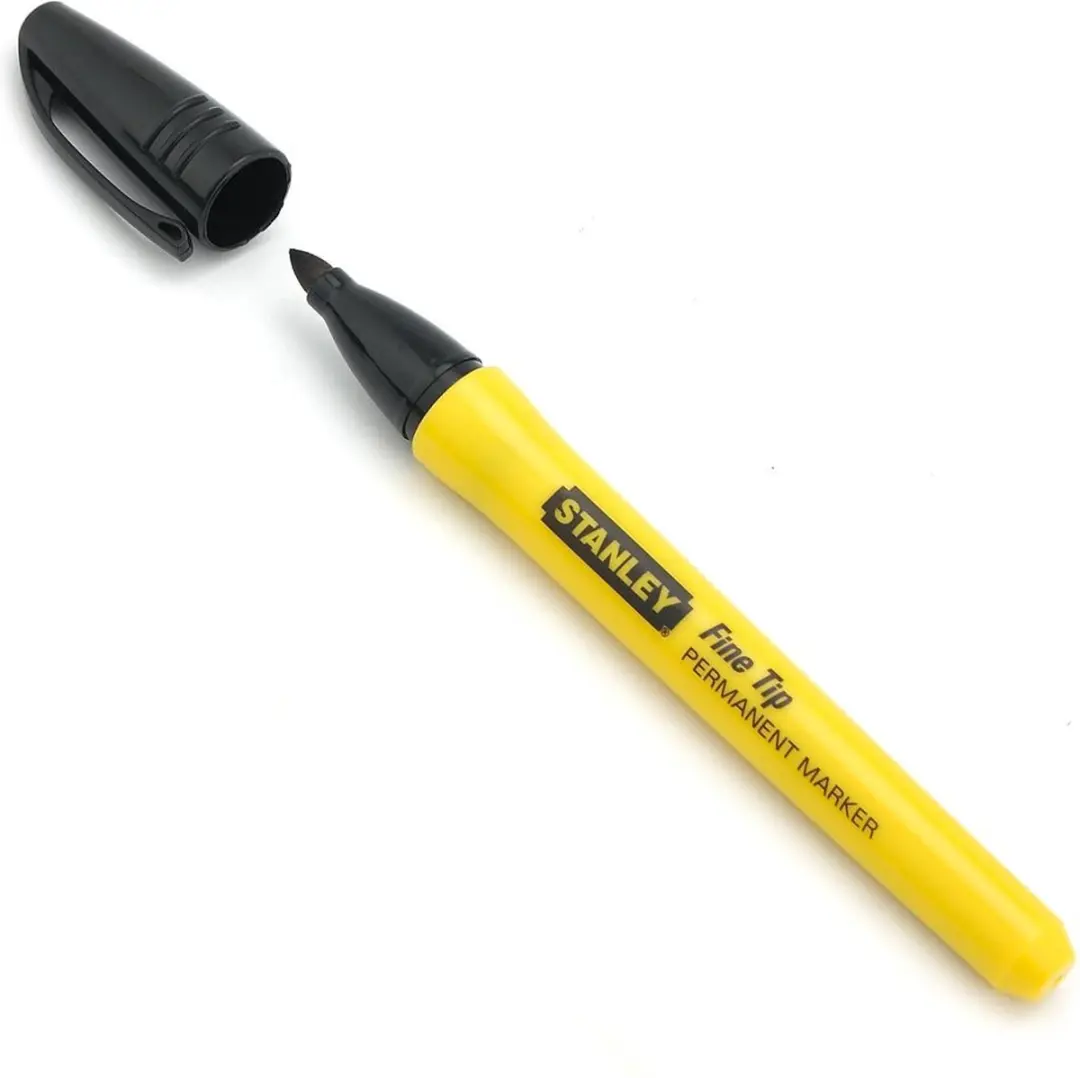 Stanley Markeerstift Fijne Tip Zwart