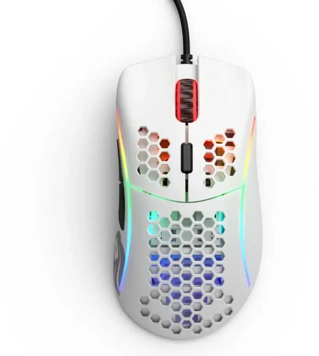 Glorious PC Gaming Race Model D (Small) Gamingmuis 12000 DPI - Mat Wit