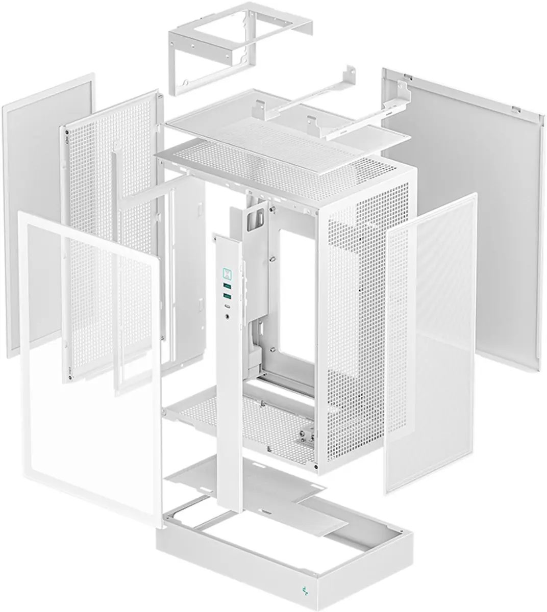 DeepCool CH170 PLUS Midi Tower - Wit