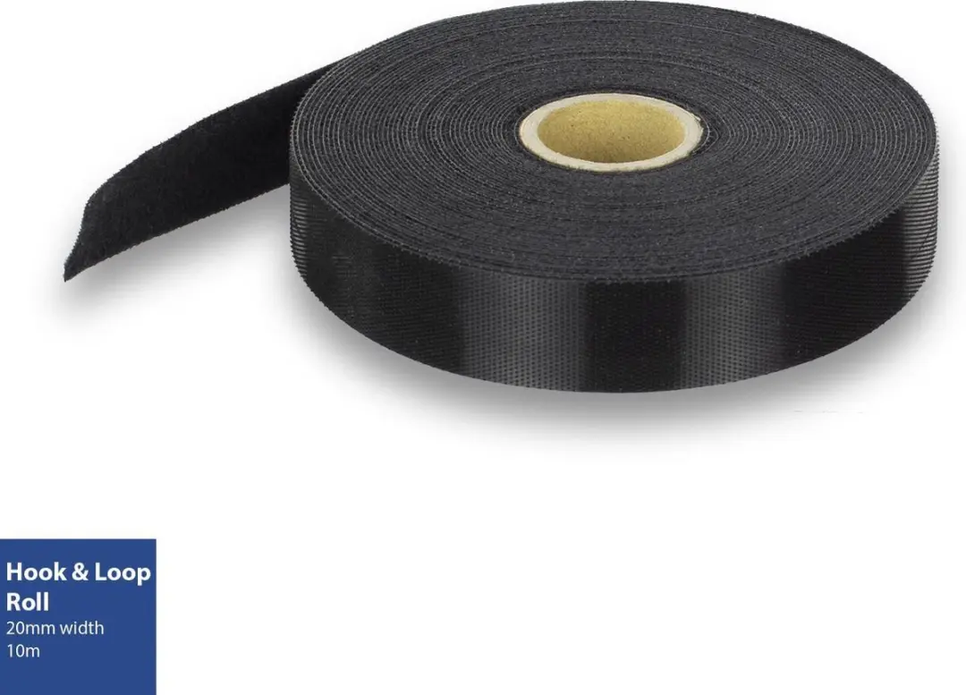 ACT CT4010 Klittenband 20mm - Zwart