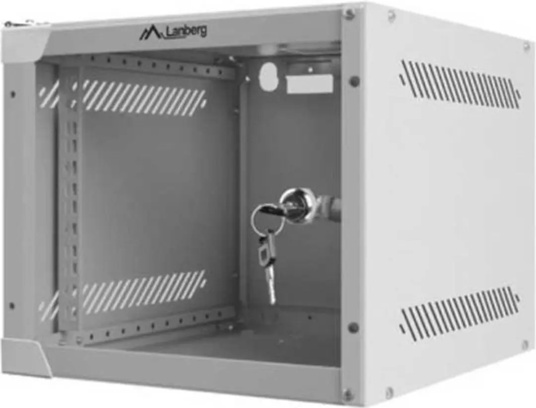 Lanberg 10 Inch Wandrack 4U 280x310mm - Grijs