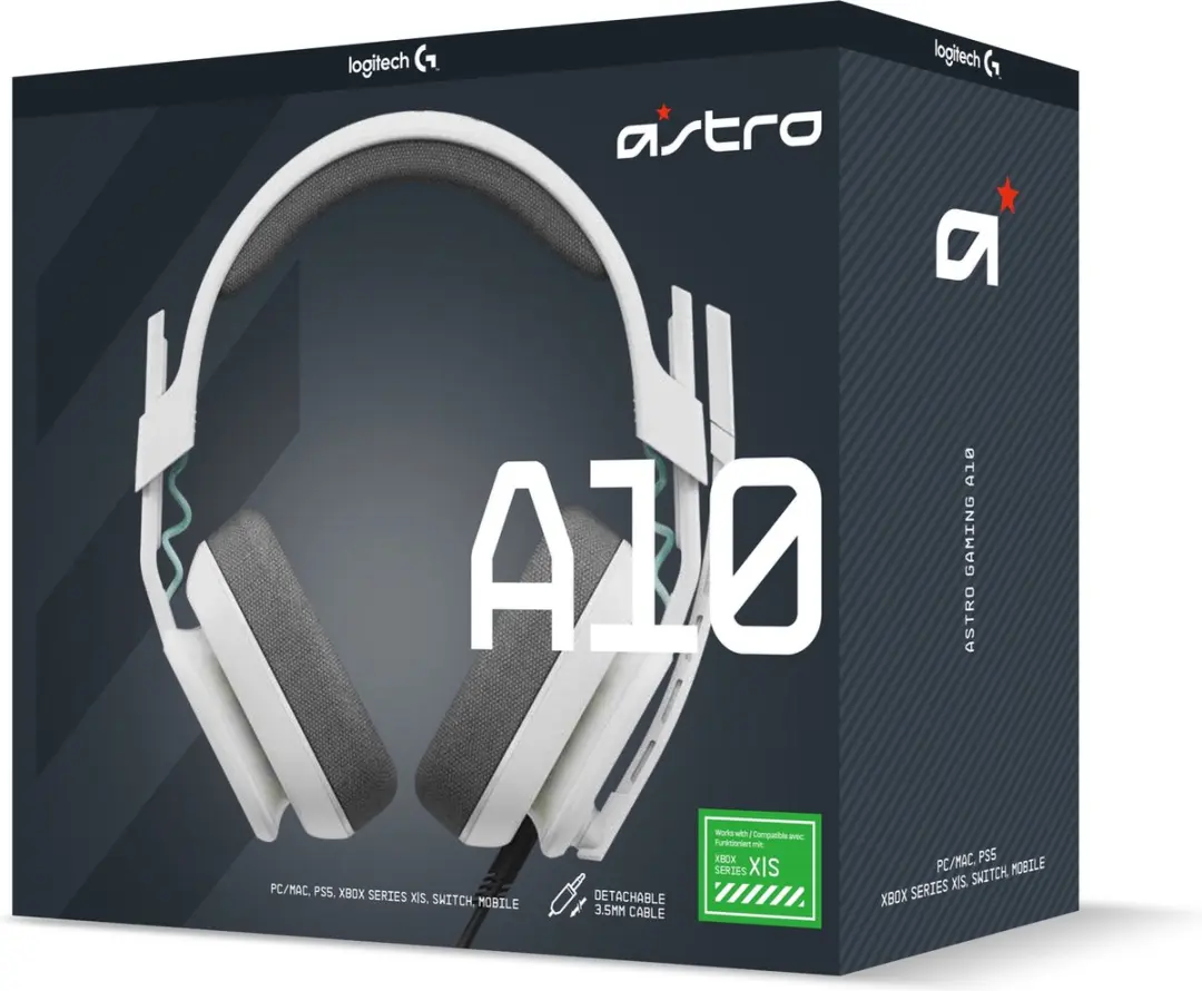 ASTRO Gaming A10 Gen 2 Headset Wit - 40mm Drivers - afbeelding 6 van 6