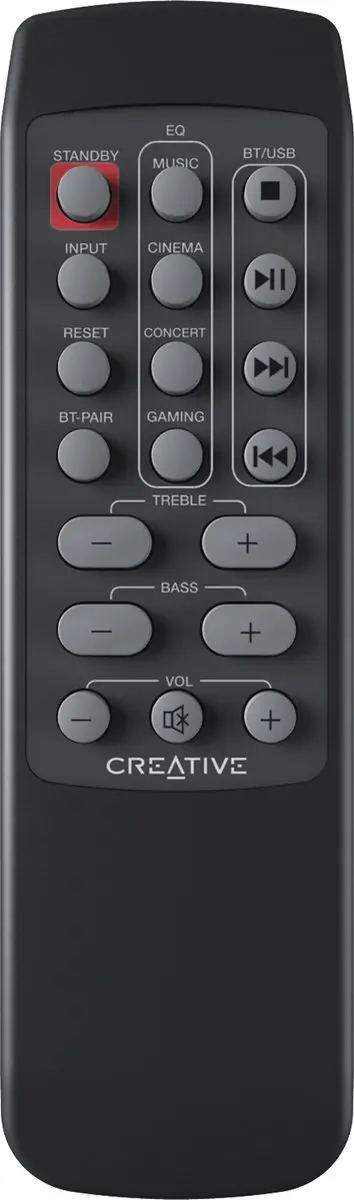 Creative T100 HiFi-luidsprekers 80W - Zwart