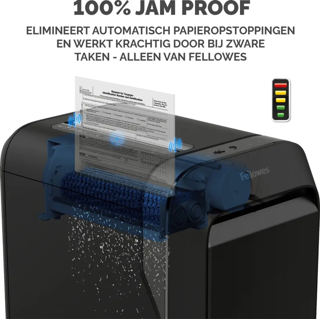 Fellowes LX221 Papierversnipperaar - 20 Vel - 30L - Zwart - afbeelding 6 van 6