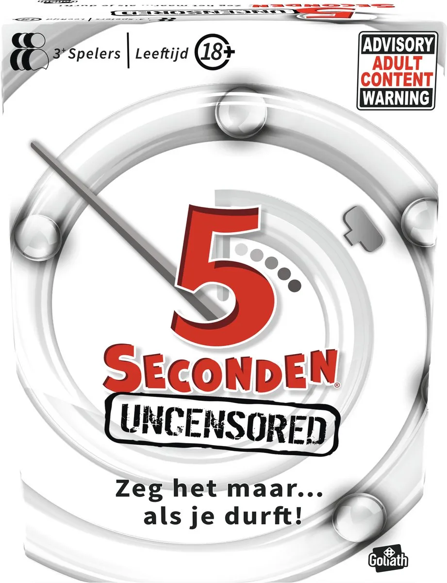 Goliath 5 Seconds 18+ Partyspel - 935527 - 3-6 Spelers