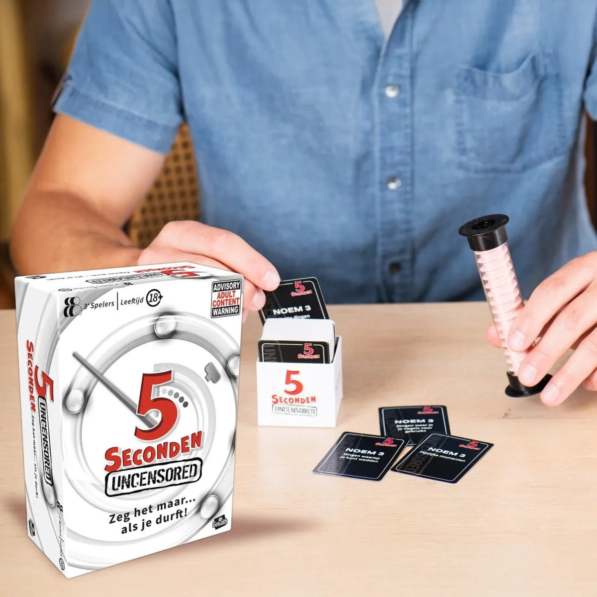Goliath 5 Seconds 18+ Partyspel - 935527 - 3-6 Spelers