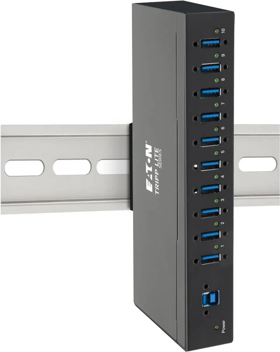 Tripp Lite U360-010-IND USB 3.0 Hub 10 Poorten - Zwart