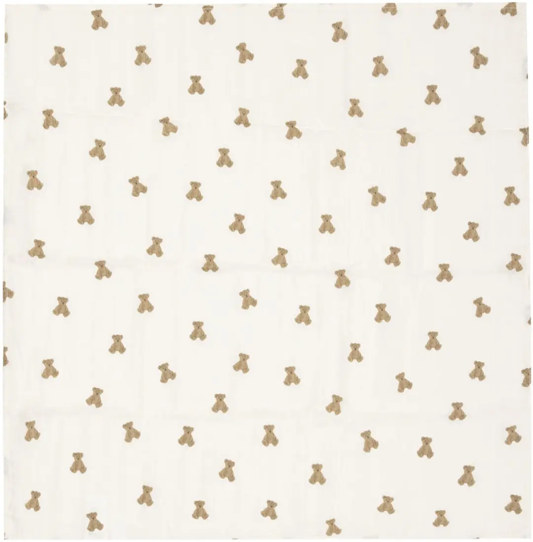 Jollein Hydrofiele Doek Small 70x70cm Mini Teddy Bear - 3 Stuks