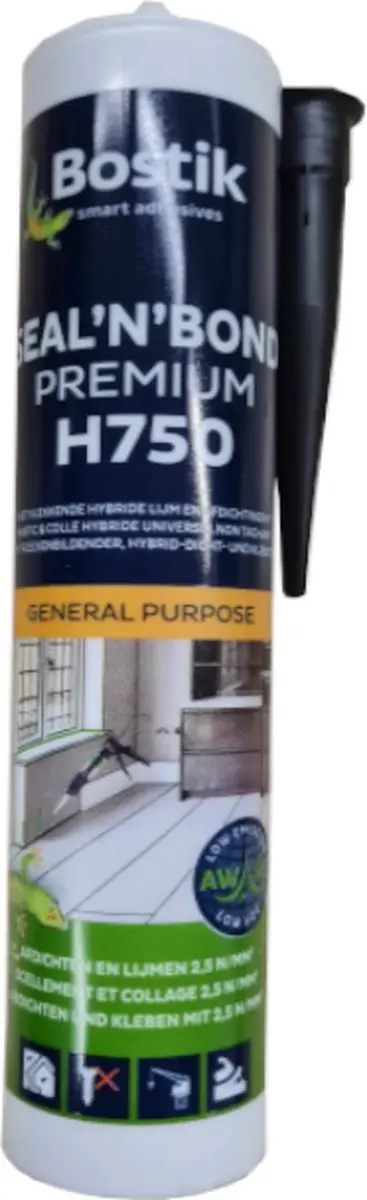 Bostik H750 Seal'N'Bond Premium - 290ml - Zwart