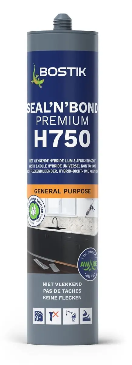 Bostik H750 Seal'N'Bond Premium - 290ml - Zwart