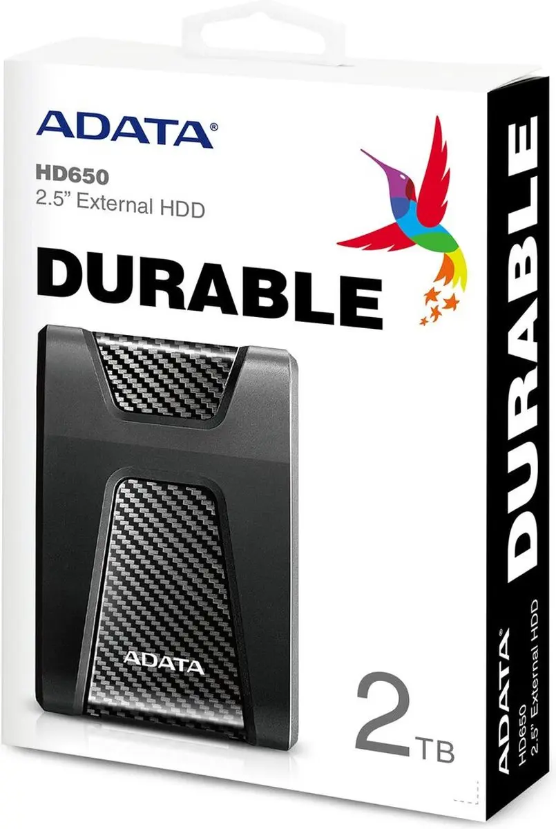 ADATA HD650 Externe Harde Schijf 2TB - Zwart