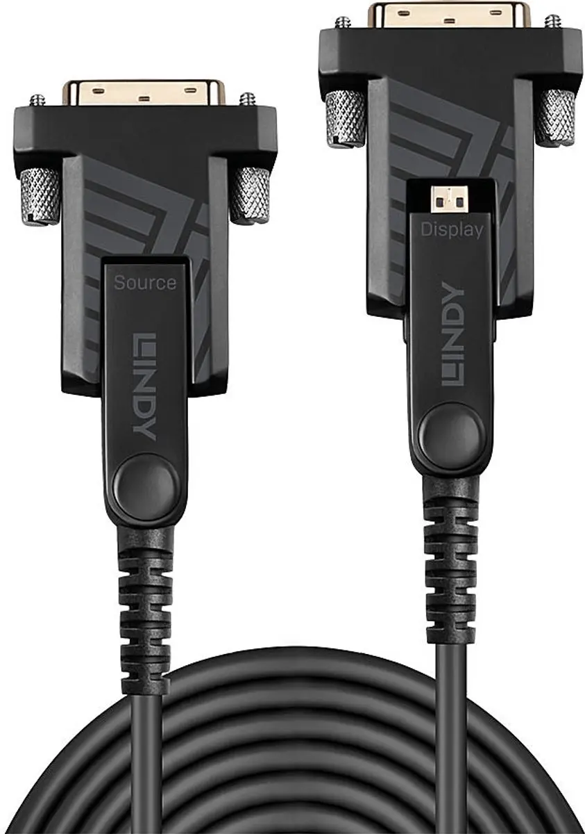 Lindy 38322 HDMI-kabel Micro-D 30m - 4K UHD - Zwart
