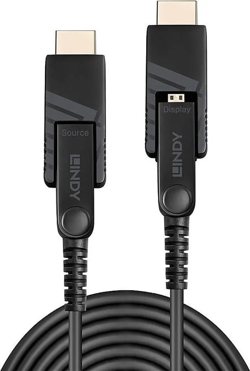 Lindy 38322 HDMI-kabel Micro-D 30m - 4K UHD - Zwart